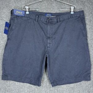Polo Ralph Lauren Chino Shorts Men's 42 Blue Classic Fit Preppy 9" inseam